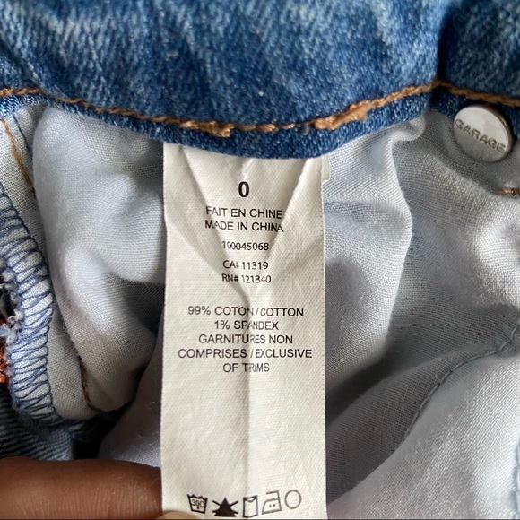 garage high waisted denim short - Picture 6 of 7